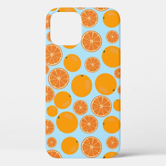 Orange Fruit Pattern Case-Mate iPhone Hülle (Rückseite)