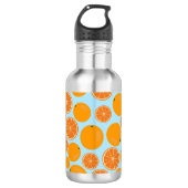 Orange Fruit Pattern Edelstahlflasche (Vorderseite)