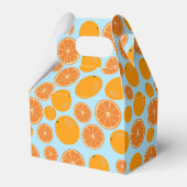Orange Fruit Pattern Geschenkschachtel (Vorderseite)
