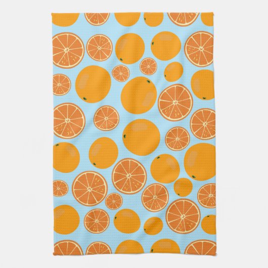 Orange Fruit Pattern Geschirrtuch (Vertikal)