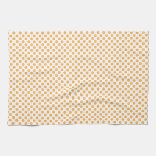 Orange Fruit Pattern Geschirrtuch (Horizontal)