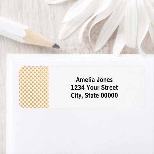 Orange Fruit Pattern Individualisieren Rücksendead (Insitu)