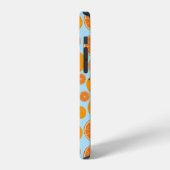 Orange Fruit Pattern iPhone Hülle (Linke Seite)