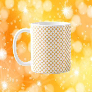 Orange Fruit Pattern Kaffeetasse