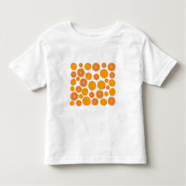 Orange Fruit Pattern Kleinkind T-shirt