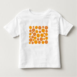 Orange Fruit Pattern Kleinkind T-shirt