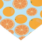 Orange Fruit Pattern Kurzer Tischläufer (Ecke)