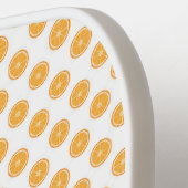 Orange Fruit Pattern personalisieren Pickleball Schläger (Linke Seite)