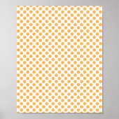 Orange Fruit Pattern Poster (Vorne)