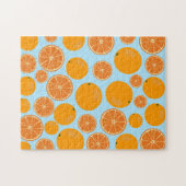Orange Fruit Pattern Puzzle (Horizontal)