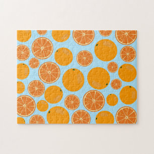 Orange Fruit Pattern Puzzle