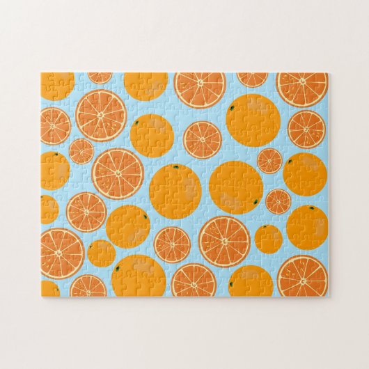 Orange Fruit Pattern Puzzle (Horizontal)