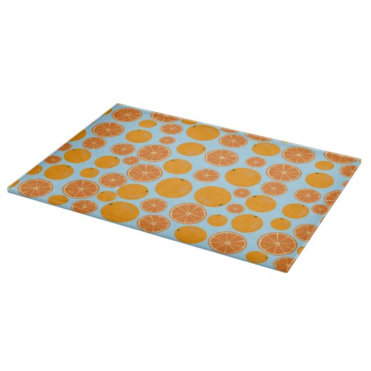 Orange Fruit Pattern Schneidebrett (Ecke)