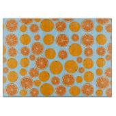 Orange Fruit Pattern Schneidebrett (Vorderseite)