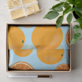 Orange Fruit Pattern Seidenpapier (Geschenk)