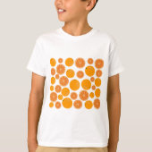 Orange Fruit Pattern T-Shirt (Vorderseite)