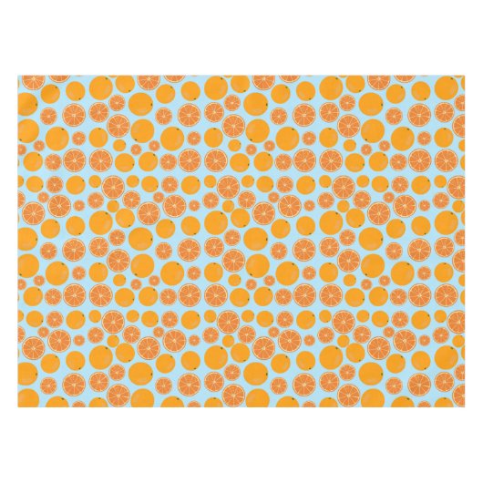 Orange Fruit Pattern Tischdecke (Vorderseite (Horizontal))