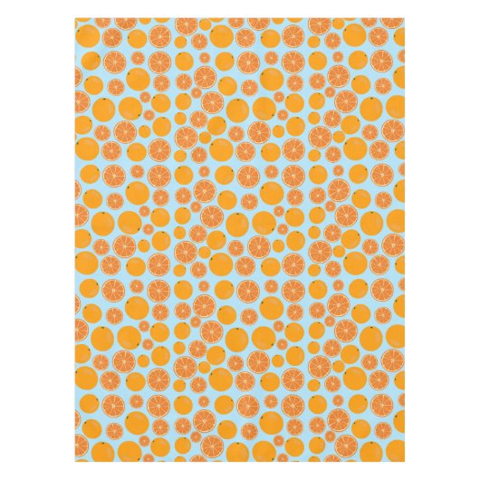 Orange Fruit Pattern Tischdecke (Vorderseite)