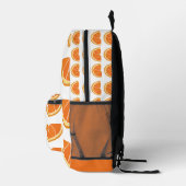 Orange Fruit Slice Bedruckter Rucksack (Rechts)