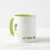 Orange Fruit Slice Coffee Tasse (Vorderseite Links)