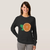 Orange Fruit Slice Frucht T-Shirt (Vorne ganz)