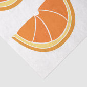 Orange Fruit Slice Seidenpapier (Detail)