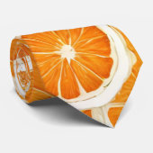 Orange Fruit Slices Krawatte (Gerollt)