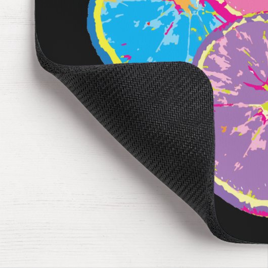 Orange Fruit Slices Pop Art Mousepad (Ecke)