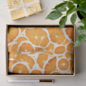 Orange Fruit Slices Seidenpapier (Geschenk)
