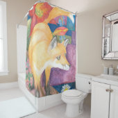 orange FuchsDuschvorhang Duschvorhang (Beispiel)