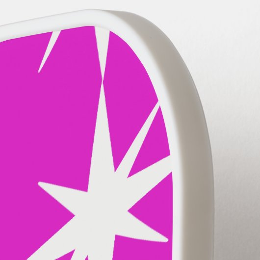 Orange & Fuchsia - Personalisiertes Pickleball-Pad Pickleball Schläger (Linke Seite)