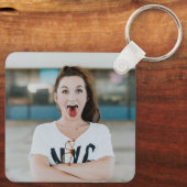 Orange Funky Class Year Schlüsselanhänger (Rückseite)