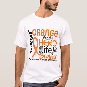 Orange für Bruder Mitgliedstaat-multiple Sklerose T-Shirt