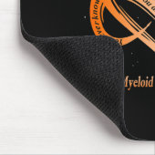 Orange für den Erreger einer chronisch myeloischen Mousepad (Ecke)