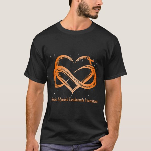 Orange für den Erreger einer chronisch myeloischen T-Shirt (Vorderseite)