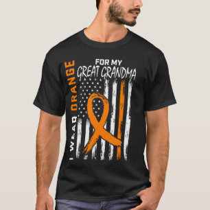 Orange für die große Oma Multiple Sklerose-Bewusst T-Shirt