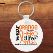 Orange für Herd-2-Mama MS Multiple Sklerose Schlüsselanhänger (Vorderseite)