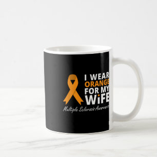 Orange für meine Ehefrau tragen Awareness Ribbon Kaffeetasse