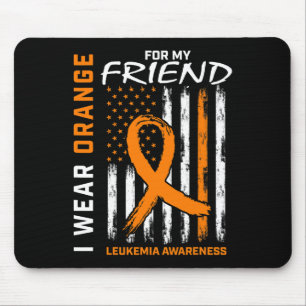 Orange für meine Freundin Leukämie Bewusstsein Ame Mousepad