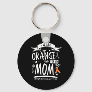 Orange für meine Mama Multiple Sklerose Awarenes t Schlüsselanhänger