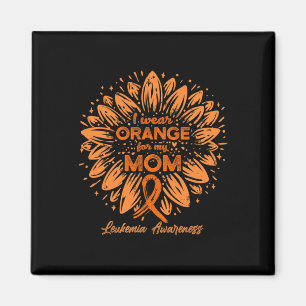 Orange für meine Mama Orangefarbene Sonnenblumenle Magnet