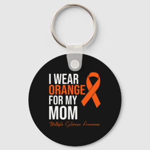 Orange für meine Mama tragen Frau Warrior Multiple Schlüsselanhänger