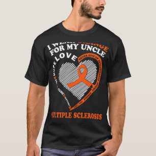 Orange für meine Onkel Multiple Sklerose Awaren tr T-Shirt
