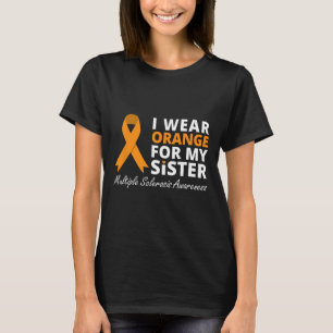 Orange für meine Schwester Frau Awareness Ribbon 1 T-Shirt