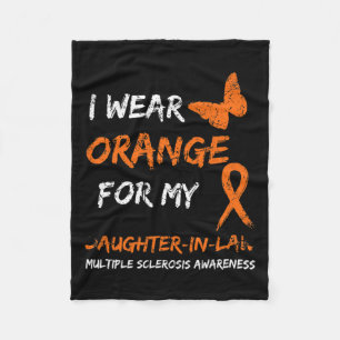 Orange für meine Schwiegertochter Fleecedecke