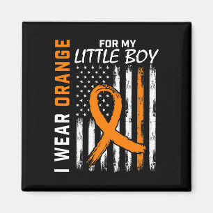 Orange für meine Sohn Little Boy Leukemia Cancer A Magnet