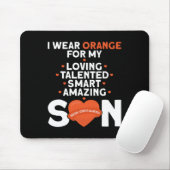 Orange für meine Son Multiple Sklerose Awarenes tr Mousepad (Mit Mouse)