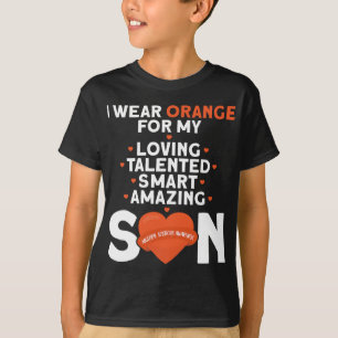 Orange für meine Son Multiple Sklerose Awarenes tr T-Shirt