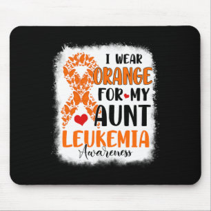 Orange für meine Tante Leukämie Aufklärung Monat W Mousepad