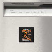 Orange für meinen Cousin Multipler Sklerose Aware Magnet (In Situ (Geschirrspüler))